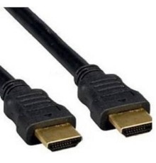 Кабель HDMI Cablexpert CC-HDMI4F-1M, 19M/19M, v2.0, медь, позол.контакты, экран, плоский кабель, 1м, черный, пакет