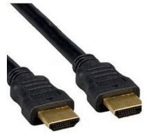 Кабель HDMI Cablexpert CC-HDMI4F-6, 19M/19M, v2.0, медь, позол.разъемы, экран, плоский кабель, 1.8м, черный, пакет