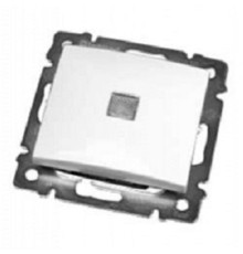 Legrand 774410 Выключатель Valena одноклавишный с подсветкой белый
