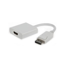 Gembird Переходник DisplayPort - HDMI , 20M/19F, белый (A-DPM-HDMIF-002-W)