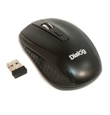 Мышь MROP-01U BLACK Dialog Pointer RF 2.4G Optical - 5 кнопок + ролик прокрутки, USB, черная