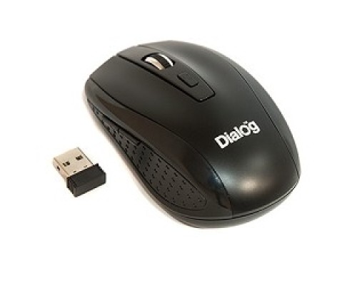[Мышь] Мышь MROP-01U BLACK Dialog Pointer RF 2.4G Optical - 5 кнопок + ролик прокрутки, USB, черная