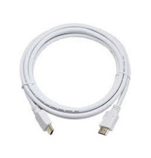Кабель HDMI Cablexpert CC-HDMI4-W-10, 19M/19M, v2.0, медь, позол.разъемы, экран, 3 м, белый, пакет