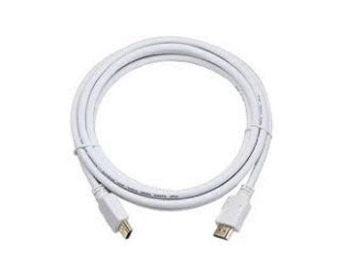[кабели] Кабель HDMI Cablexpert CC-HDMI4-W-10, 19M/19M, v2.0, медь, позол.разъемы, экран, 3 м, белый, пакет