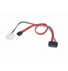 Gembird/Cablexpert Кабель Combo miniSATA , molex+SATA/miniSATA, 6pin+7pin, (длина инт-35см, пит-30см),(CC-SATA-C2)