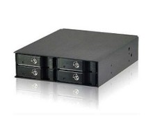 Procase L2-104-SATA3-BK {Hot-swap корзина 4 SATA3/SAS, черный, с замком, hotswap mobie rack module for 2,5
