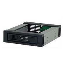 Procase L3-101-SATA3-BK  {Hot-swap корзина 1 SATA3/SAS 6Gb, черный, с замком, hotswap aluminium mobie rack module (1x5,25) 1xFAN 40x15mm}