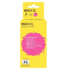 T2 CLI-451M XL Картридж (IC-CCLI-451M) для Canon PIXMA iP7240/MG5440/6340/MX924, пурпурный, с чипом, 11 мл.