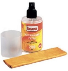 Гель для чистки поверхности BURO BU-GSURFACE 200 мл и салфетка из микрофибры [817422]