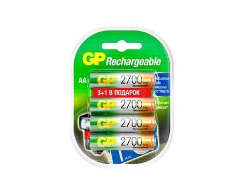 [Аккумулятор] GP ReEnergy 270AAHC AA, емкость 2650 мАч (270AAHC3/1RGY-2CRCB4) (акция3+1)  аккумулятор