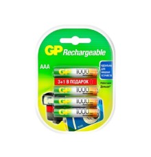 GP ReEnergy 100AAAHC AAA, емкость 1000 мАч(100AAAHC3/1RGY-2CRCB4)(4891199201479)