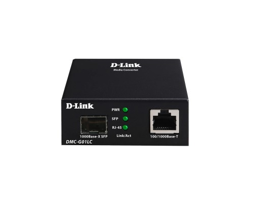 [Сетевое оборудование] D-Link DMC-G01LC/C1A Медиаконвертер с 1 портом 100/1000Base-T и 1 портом 1000Base-X SFP