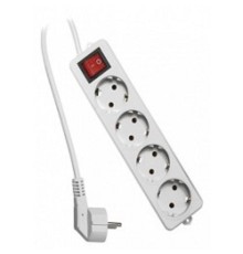 Гарнизон Сетевой фильтр  ELB-G4-W-2, 4 евророзетки с выключателем и заземлением, допустимый ток 16А, длина 2м.