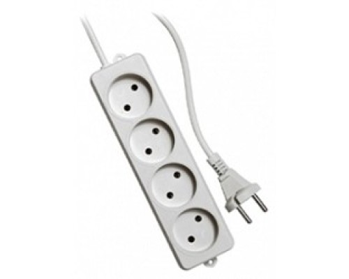 [Сетевые фильтры] Гарнизон Удлинитель EL-NL4-W-5, 4 розетки  допустимый ток 10А, длина 5м.