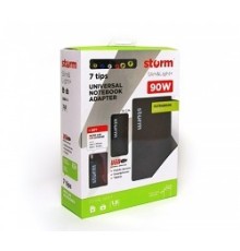 Адаптер для ноутбуков Storm SLU90/SLU90+, 90W, USB(2.1A), slim design + micro charger USB (MCM1)