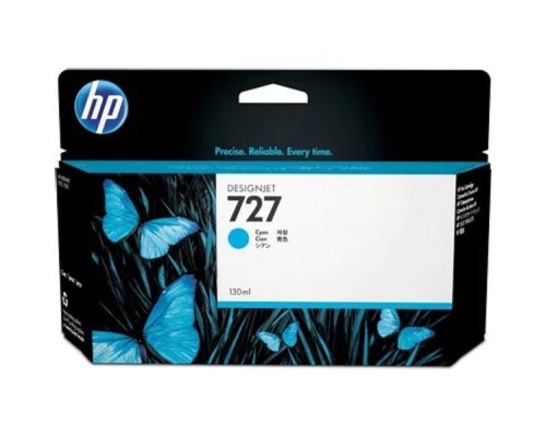 [Расходные материалы] HP B3P19A Картридж №727, Cyan {Designjet T920/T1500, Cyan (130ml)}