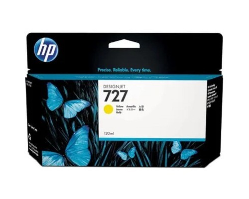 [Расходные материалы] HP B3P21A Картридж №727, Yellow {Designjet T920/T1500, Yellow (130ml)}