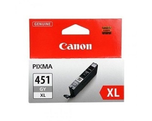 [Расходные материалы] Canon CLI-451XLGY 6476B001 Картридж для PIXMA iP7240, MG5440, 6340, Серый, 780стр.