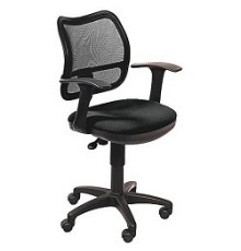 Бюрократ Ch-797AXSN  Кресло (спинка черная сетка, сиденье черное 26-28 Т-образные подлокотники) [664024]
