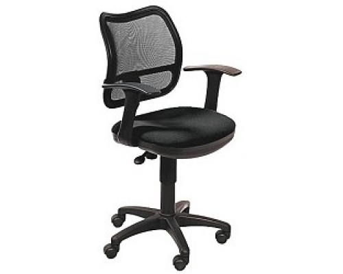 [Офисное кресло или стул] Бюрократ Ch-797AXSN  Кресло (спинка черная сетка, сиденье черное 26-28 Т-образные подлокотники) [664024]