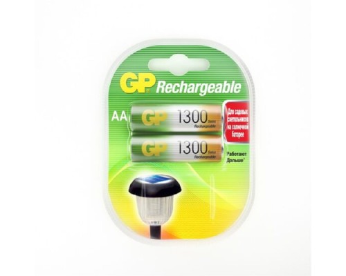 [Аккумулятор] GP ReEnergy 130AAHC AA, емкость 1300 мАч(130AAHCRGY-2CRCB2) (2шт. в уп-ке)  аккумулятор