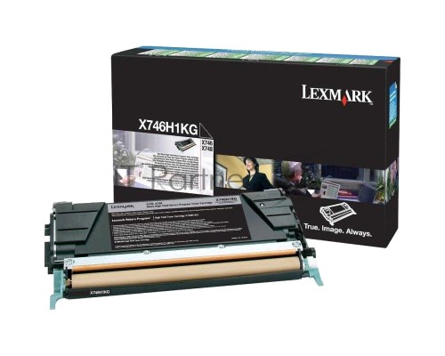 Картридж лазерный LEXMARK черный для Lexmark X746de\nLexmark X748de\nLexmark X748dte 12к