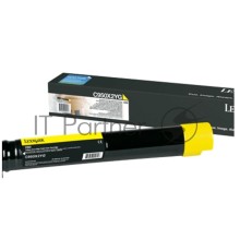 Картридж лазерный Lexmark C950X2YG желтый для C950