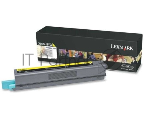 Тонер Картридж Lexmark X925 High Yield Return Program Жёлтый