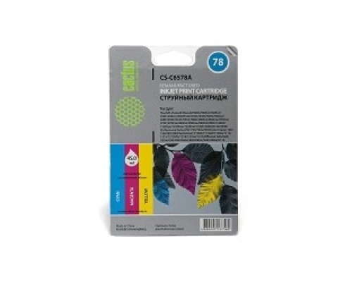[расходные материалы] Cactus C6578A Картридж №78 (color) повышенной емкости для HP DeskJet 900/1220C; PhotoSmart P1000/P1100/1215/1218