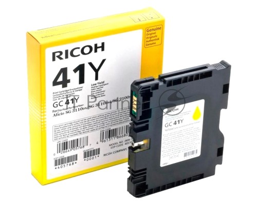 Картридж гелевый Ricoh GC 41Y (2.2К) желтый Aficio Aficio 3110DN/ 3110DNw/3100SNw/3110SFNw