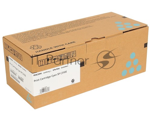 Картридж лазерный Ricoh тип SPC310E (407641/406349), голубой, 2800 отпечатков (для SP C320DN), 2500 отпечатков (для SP C242DN/C242SF), 2300 стр. A4 (5%, ISO 2800, для SP C340/ C342DN), для Aficio SP C231SF/C232SF/ SP C231N/C232DN/C311N/C312DN/C320DN/C242