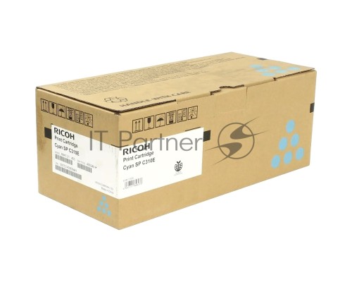 Картридж лазерный Ricoh тип SPC310E (407641/406349), голубой, 2800 отпечатков (для SP C320DN), 2500 отпечатков (для SP C242DN/C242SF), 2300 стр. A4 (5%, ISO 2800, для SP C340/ C342DN), для Aficio SP C231SF/C232SF/ SP C231N/C232DN/C311N/C312DN/C320DN/C242