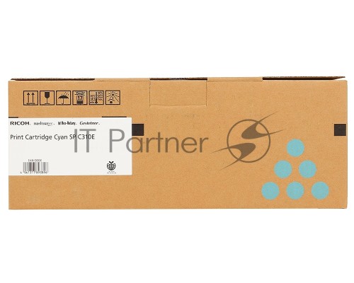 Картридж лазерный Ricoh тип SPC310E (407641/406349), голубой, 2800 отпечатков (для SP C320DN), 2500 отпечатков (для SP C242DN/C242SF), 2300 стр. A4 (5%, ISO 2800, для SP C340/ C342DN), для Aficio SP C231SF/C232SF/ SP C231N/C232DN/C311N/C312DN/C320DN/C242