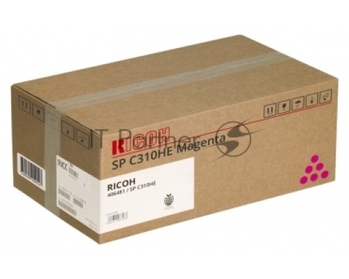 Картридж лазерный Ricoh тип SPC310HE (407635/406482), желтый высокой емкости, 6600 отпечатков (для SP C320DN), 6000 отпечатков (для SP C242DN/C242SF), 4600 стр. A4 (5%, ISO 6600, для SP C342DN), для Aficio SP C231SF/C232SF/ SP C231N/C232DN/C311N/C312DN/C