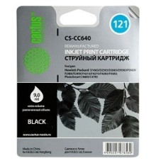 CACTUS CC640A Картридж №121 (черный) для  HP DeskJet D1663/D2563/D2663/D5563/F2423/F2483/F2493/F4213/F4275/F4283/F4583; PhotoSmart C4683/C4783