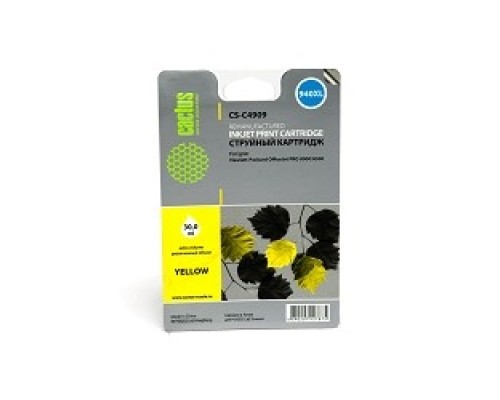 [расходные материалы] Cactus C4909AE Картридж №940 (желтый) для HP OfficeJet PRO 8000/8500