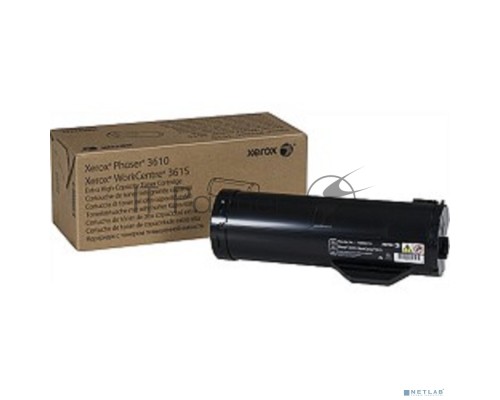 Картридж лазерный Xerox 106R02732 черный для Phaser 3610, WorkCentre 3615 25300 стр. (channels)