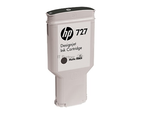 Картридж струйный HP 727 C1Q12A черный матовый, 300мл, для Designjet T920/T1500/T2500 Картридж струйный HP 727 C1Q12A черный матовый, 300мл, для Designjet T920/T1500/T2500