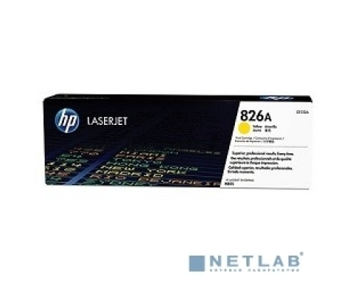 Тонер Картридж HP 826A CF312A желтый для HP CLJ Ent M855 Тонер Картридж HP 826A CF312A желтый для HP CLJ Ent M855