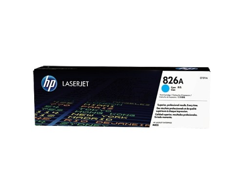 Тонер Картридж HP 826A CF311A голубой для HP CLJ Ent M855 Тонер Картридж HP 826A CF311A голубой для HP CLJ Ent M855