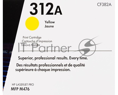 Тонер Картридж HP 312A CF382A желтый для HP CLJ Pro M476 (2400стр.) Тонер Картридж HP 312A CF382A желтый для HP CLJ Pro M476 (2400стр.)