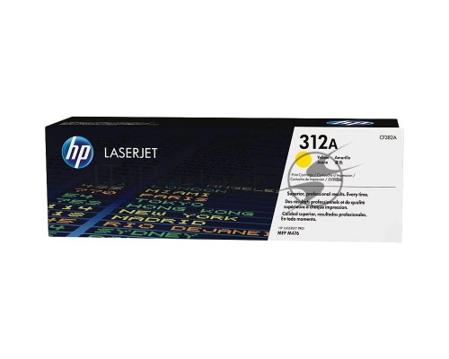 Тонер Картридж HP 312A CF382A желтый для HP CLJ Pro M476 (2400стр.) Тонер Картридж HP 312A CF382A желтый для HP CLJ Pro M476 (2400стр.)
