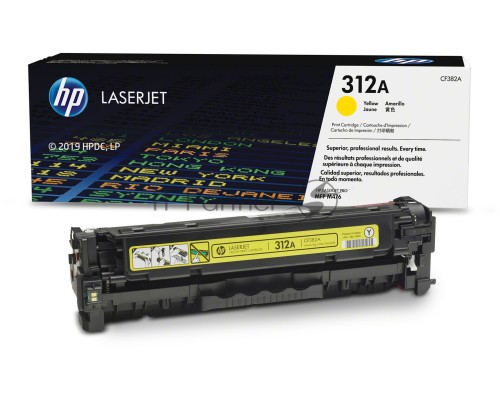 Тонер Картридж HP 312A CF382A желтый для HP CLJ Pro M476 (2400стр.) Тонер Картридж HP 312A CF382A желтый для HP CLJ Pro M476 (2400стр.)
