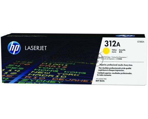 Тонер Картридж HP 312A CF382A желтый для HP CLJ Pro M476 (2400стр.) Тонер Картридж HP 312A CF382A желтый для HP CLJ Pro M476 (2400стр.)