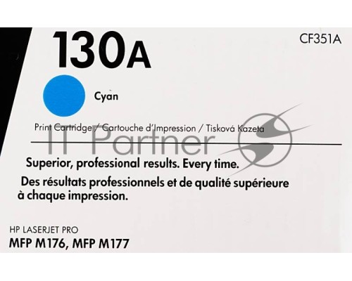 Тонер Картридж HP 130A CF351A голубой для HP M153/M176/M177 Тонер Картридж HP 130A CF351A голубой для HP M153/M176/M177