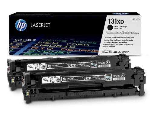 Тонер Картридж HP 131X CF210XD черный x2уп. для HP LJ Pro 200 M251/M276 (2400стр.) Тонер Картридж HP 131X CF210XD черный x2уп. для HP LJ Pro 200 M251/M276 (2400стр.)