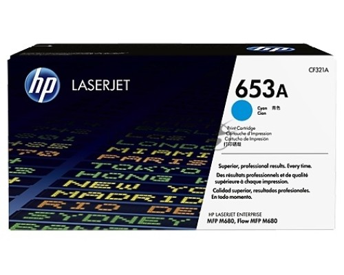 Тонер Картридж HP 653A CF321A голубой для HP MFP M680 (16000стр.) Тонер Картридж HP 653A CF321A голубой для HP MFP M680 (16000стр.)