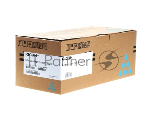 Картридж лазерный Ricoh тип SPC252HE голубой для SP C252DN/C252SF 6000 отп