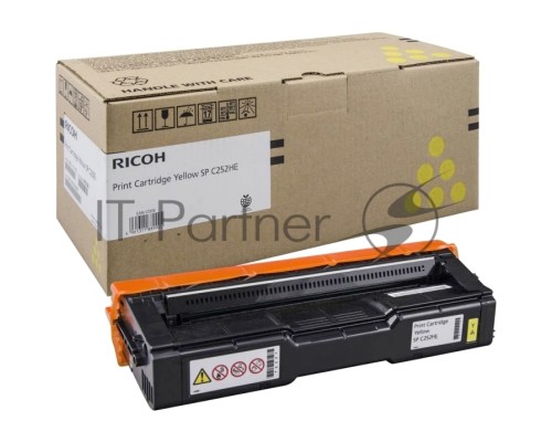 Картридж лазерный Ricoh тип SPC252HE желтый для SP C252DN/C252SF 6000 отп.