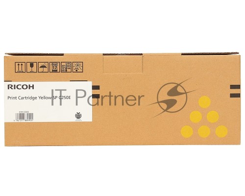 Картридж лазерный Ricoh тип SPC250E желтый для SP C250DN/C250SF 1600 отп.